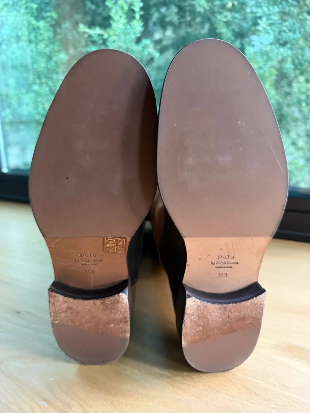 Polo Ralph Lauren Excellent Two-Tone Brown Leather & Suede Riding Boots